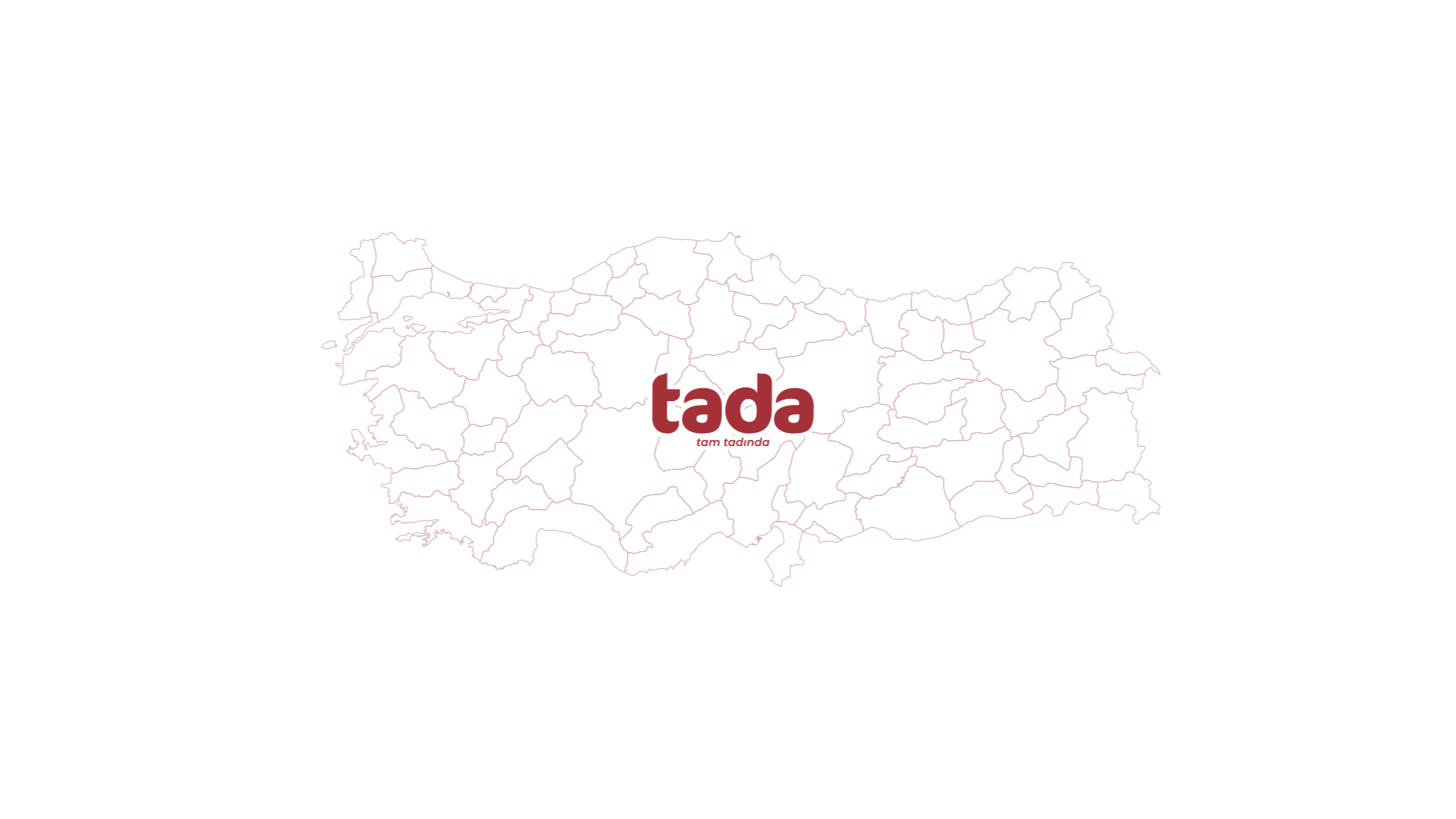 Türkiye genelinde Tada dağıtım ağı haritası